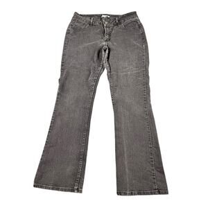 Riders by Lee Jeans Women's 14M Mid Rise Boot Cut Black Denim Stretch